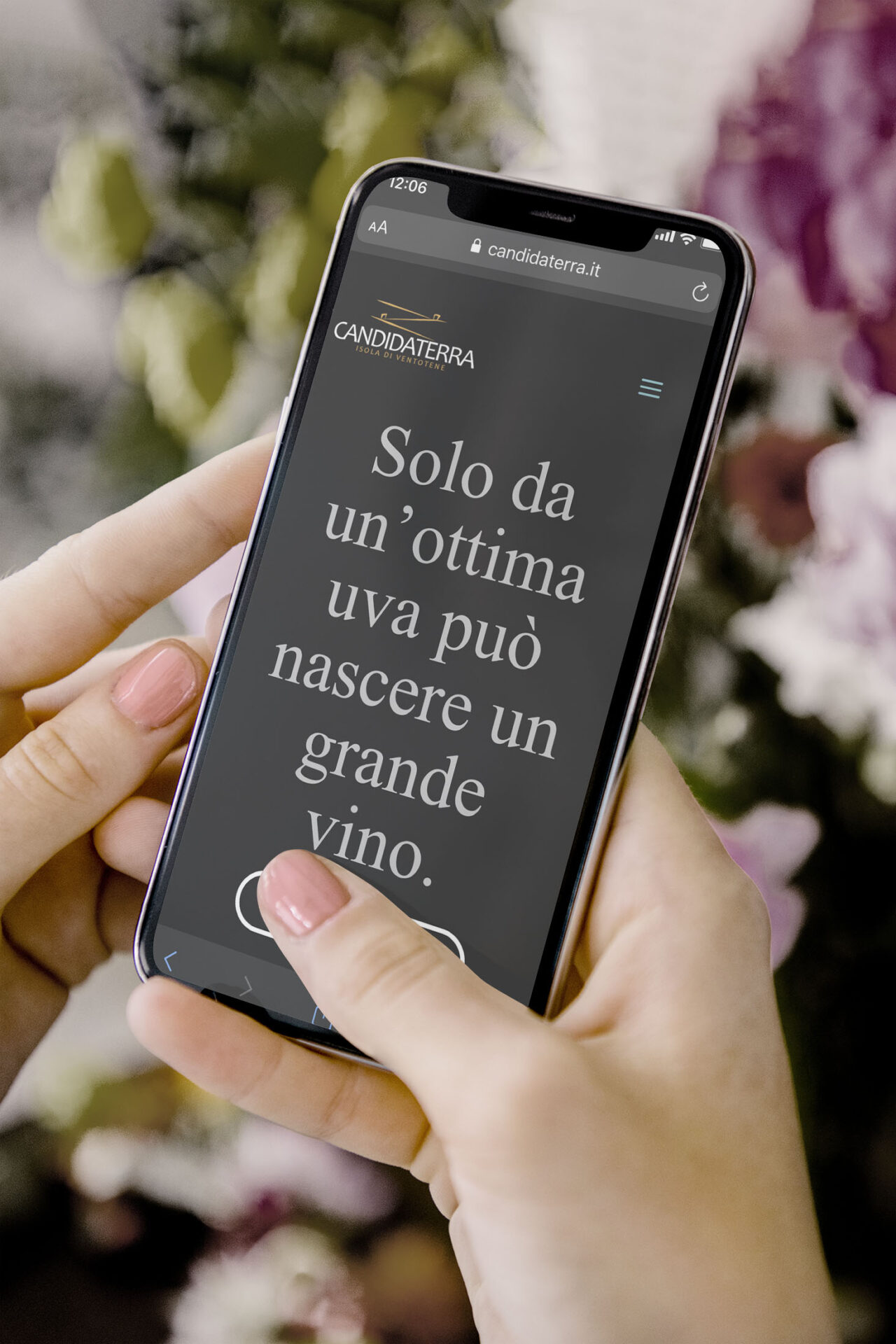 Mobile phone screen mockup psd with social media story ask me an
